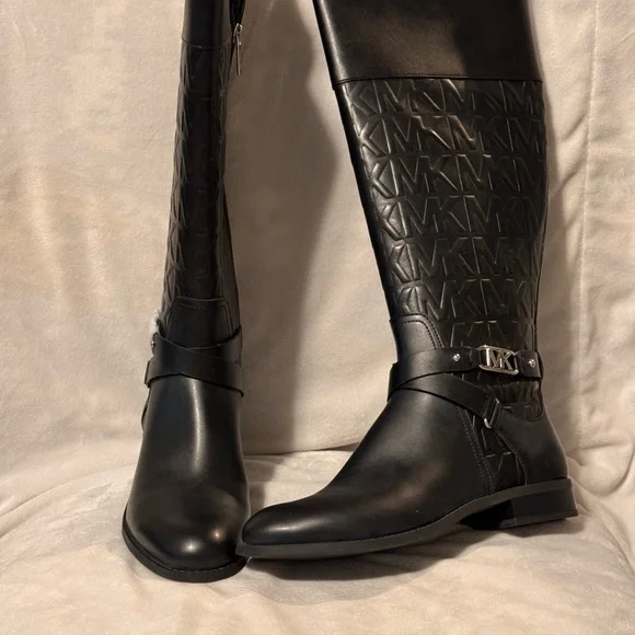 Michael Kors tall embossed boots. New never worn. - Picture 2 of 7